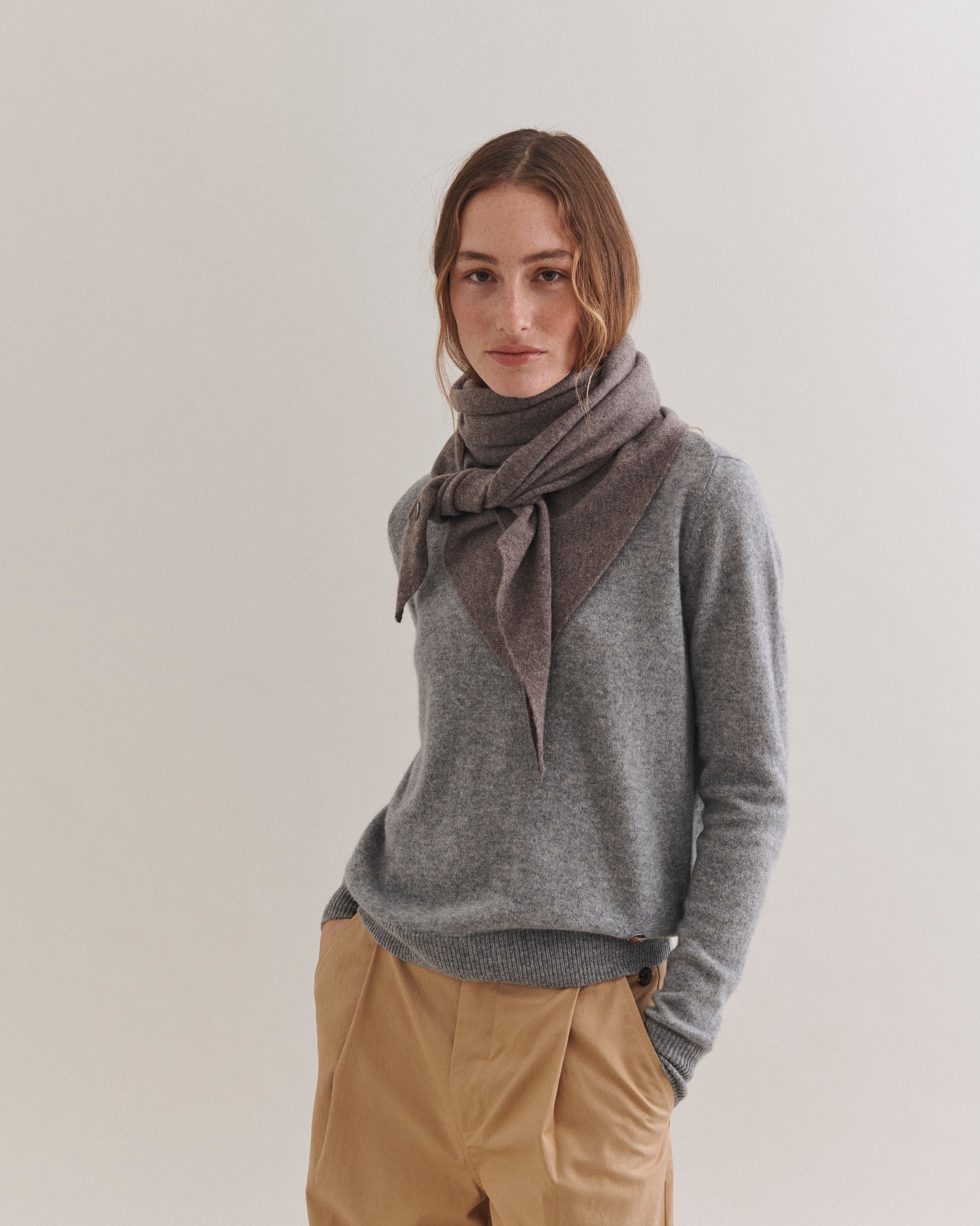 Beta Studios Andrea Triangle Scarf Accessories Cashmere Mole