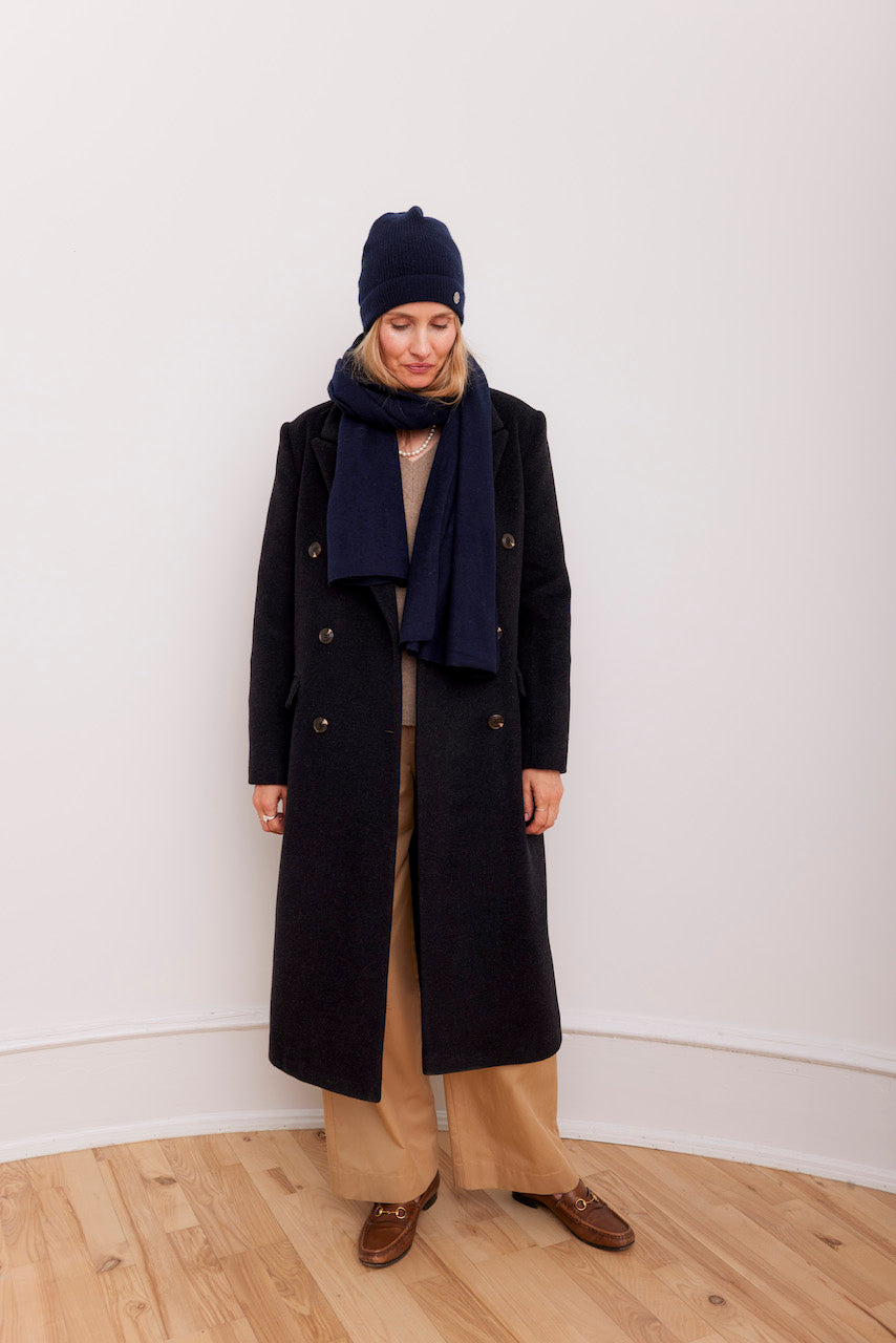 Beta Studios Astrid Beanie Accessories Cashmere Navy