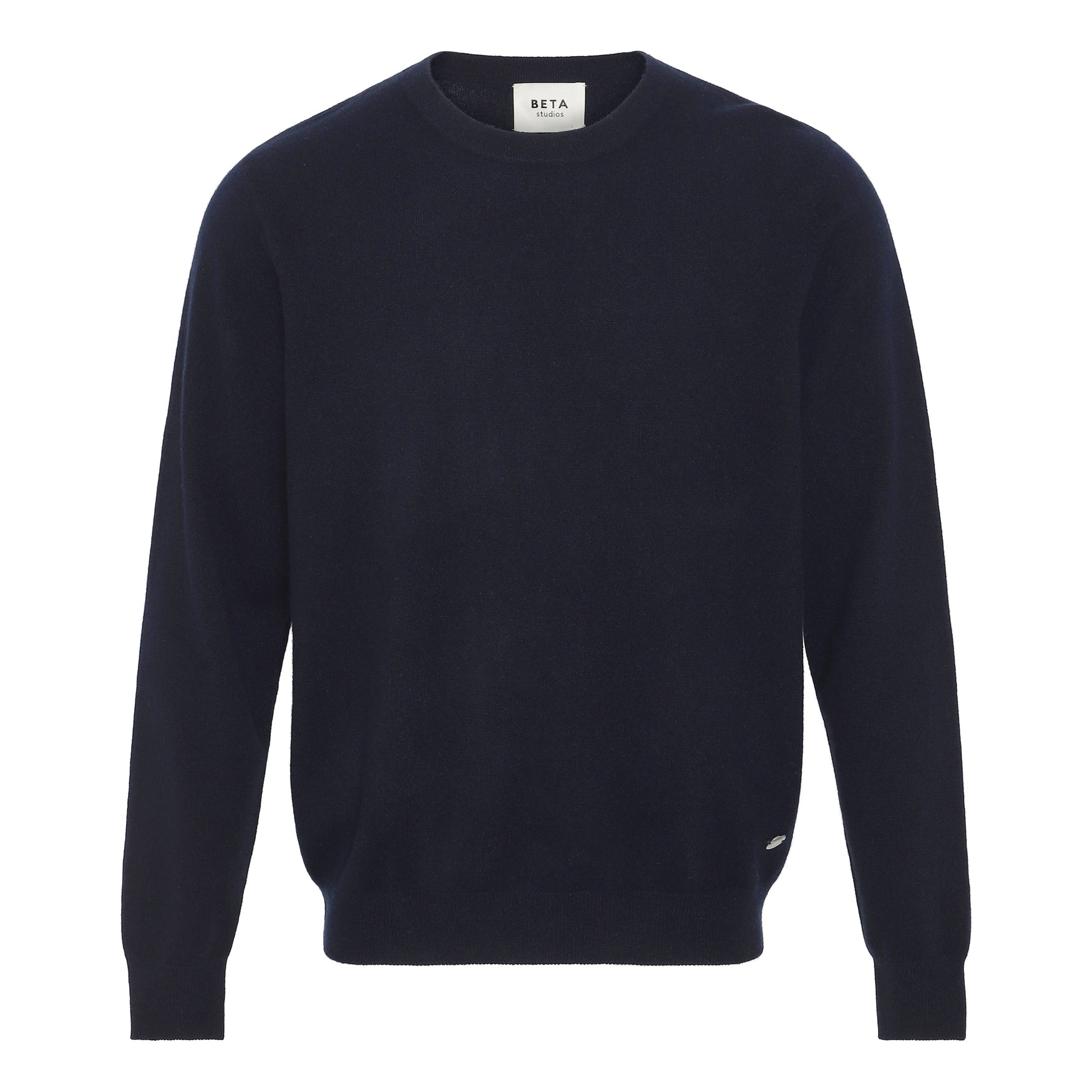 Beta Studios Carl O-neck cashmere Cashmere Tops Navy