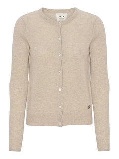 Alice Classic Cardigan - Sand Melange