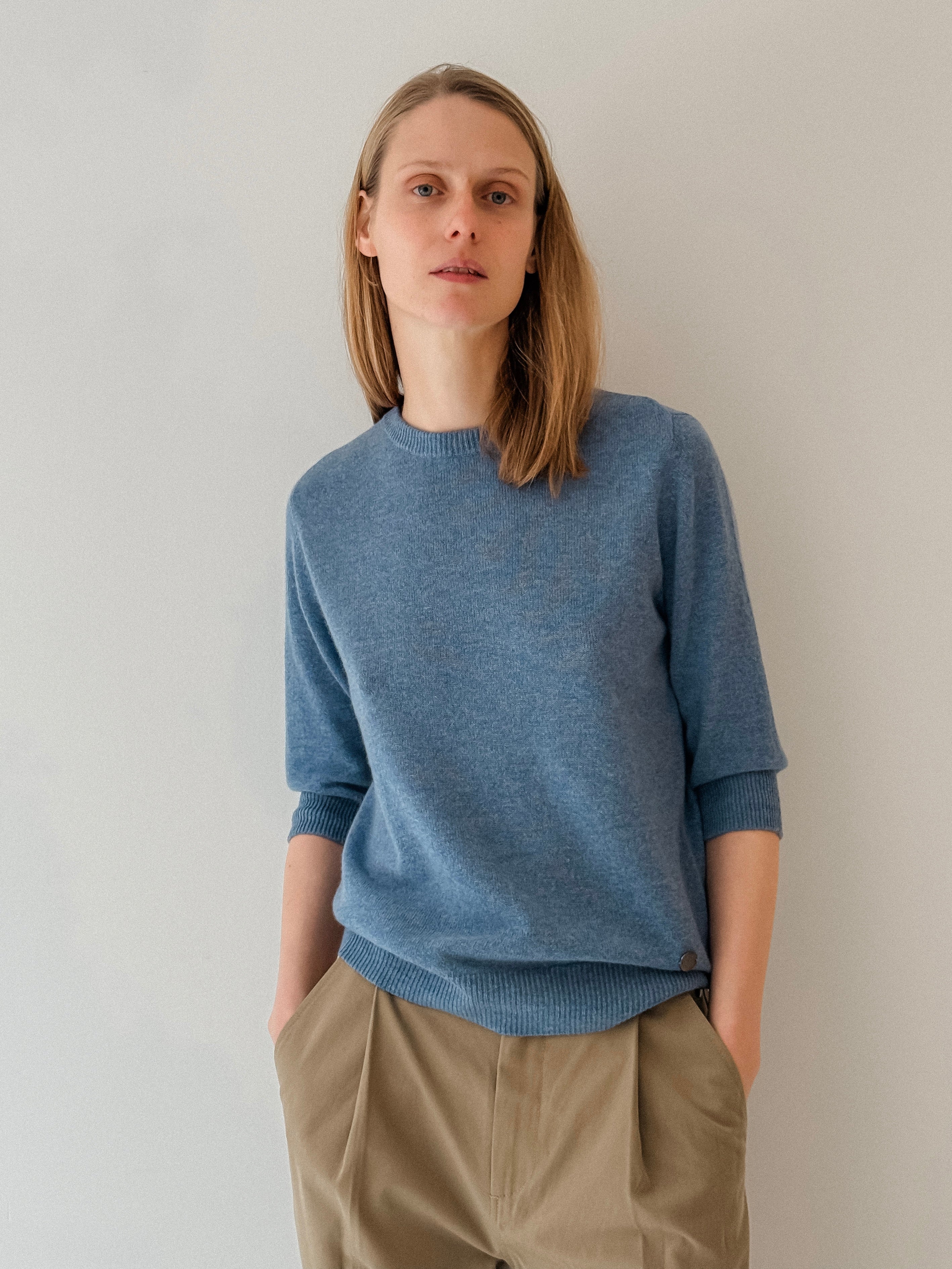 Anna Lady Sleeve - Turtle Dove Blue