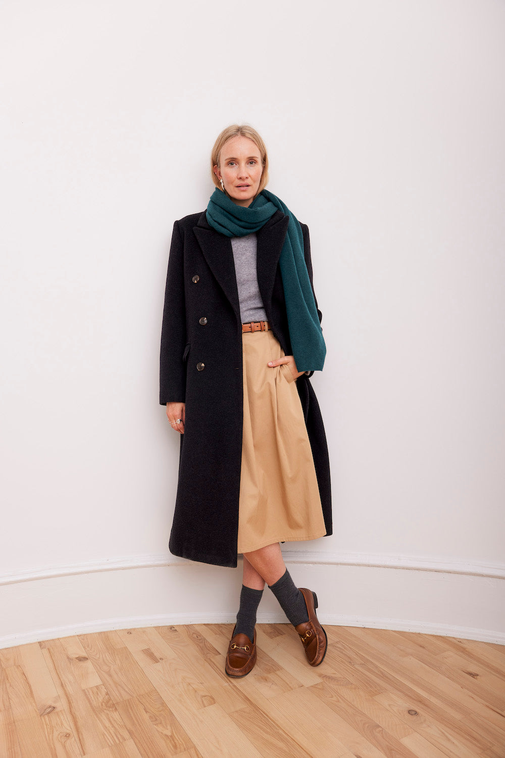 Beta Studios Jada Coat Coat Dark Grey Melange