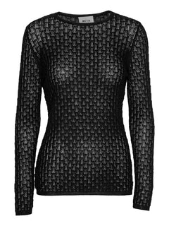 Jeanie Pointelle - Black