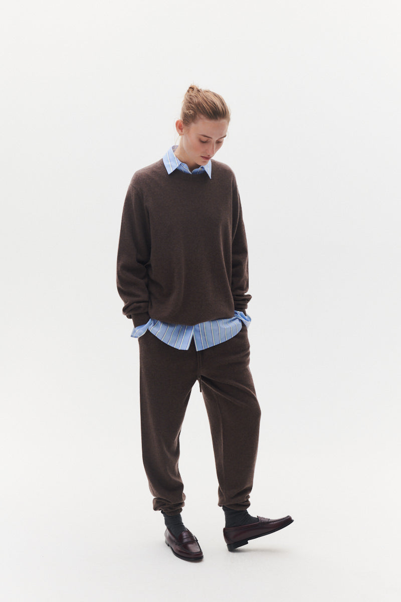 Beta Studios Jim Pants Cashmere Pants Walnut