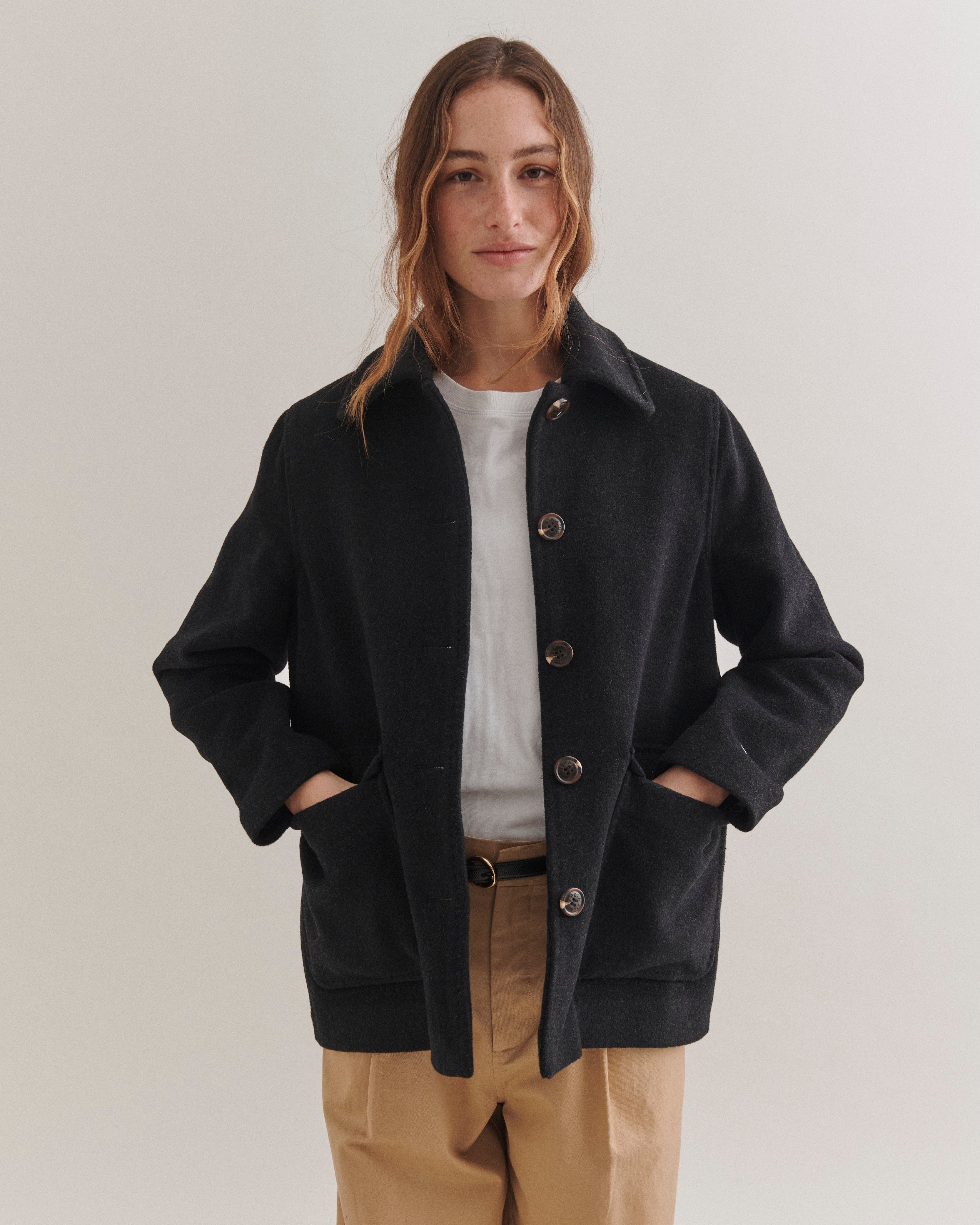 Beta Studios Jolly Jacket Jacket Dark Grey Melange