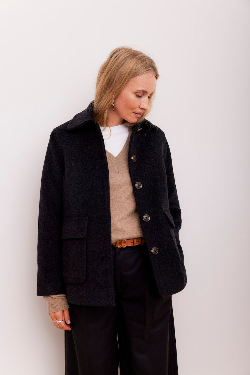 Beta Studios Jolly Jacket Jacket Dark Grey Melange