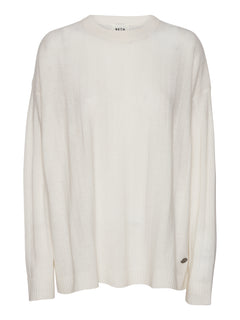 Karen Oversized O-Neck - Almost White
