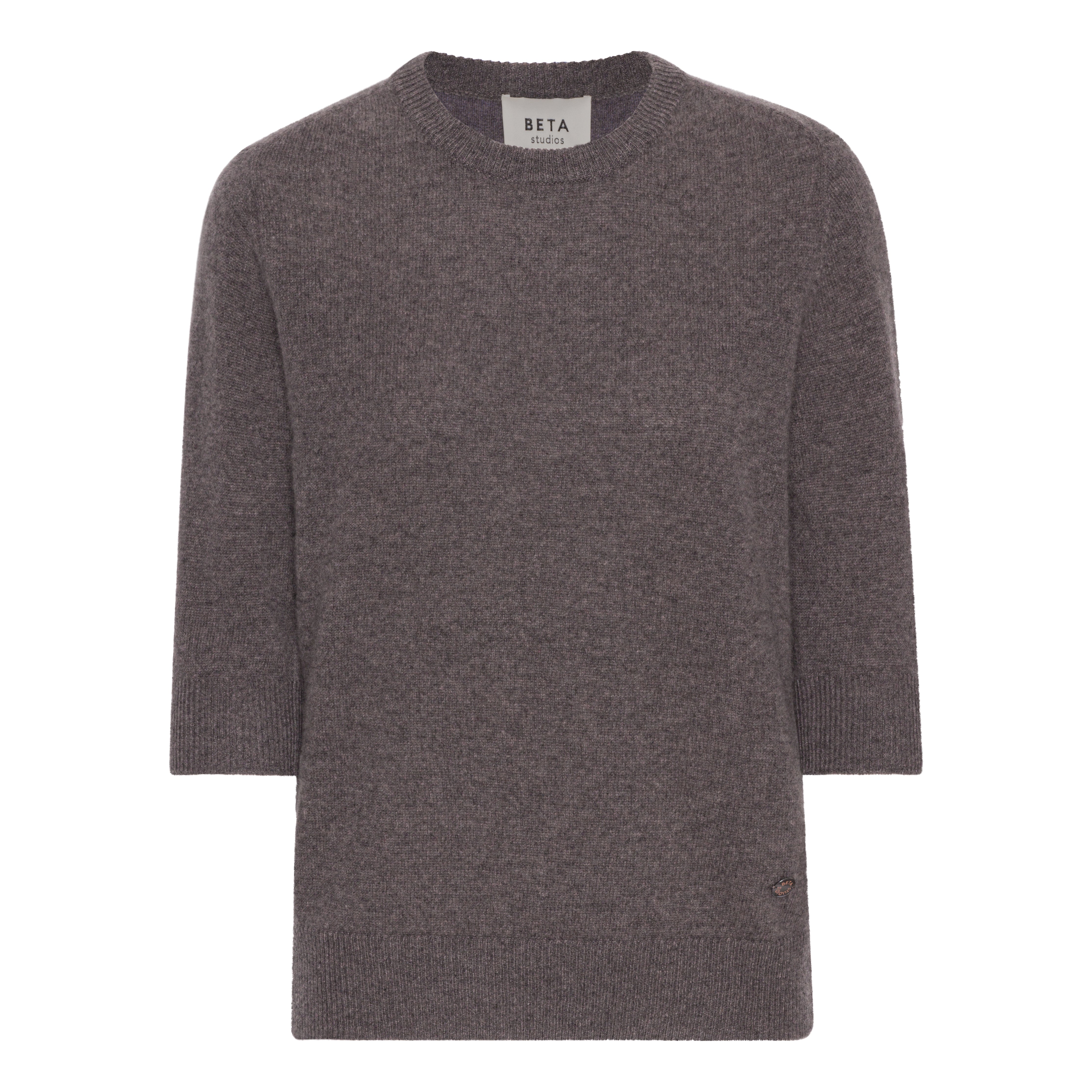 Beta Studios Anna Lady Sleeve Cashmere Tops Mole