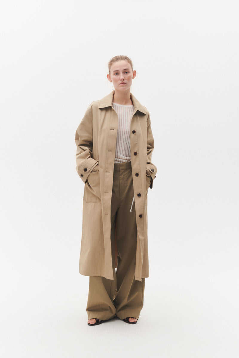 Beta Studios Martine Coat Coat Army Khaki