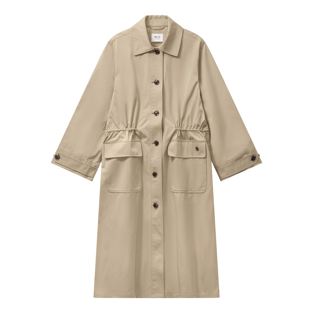 Beta Studios Martine Coat Coat Army Khaki