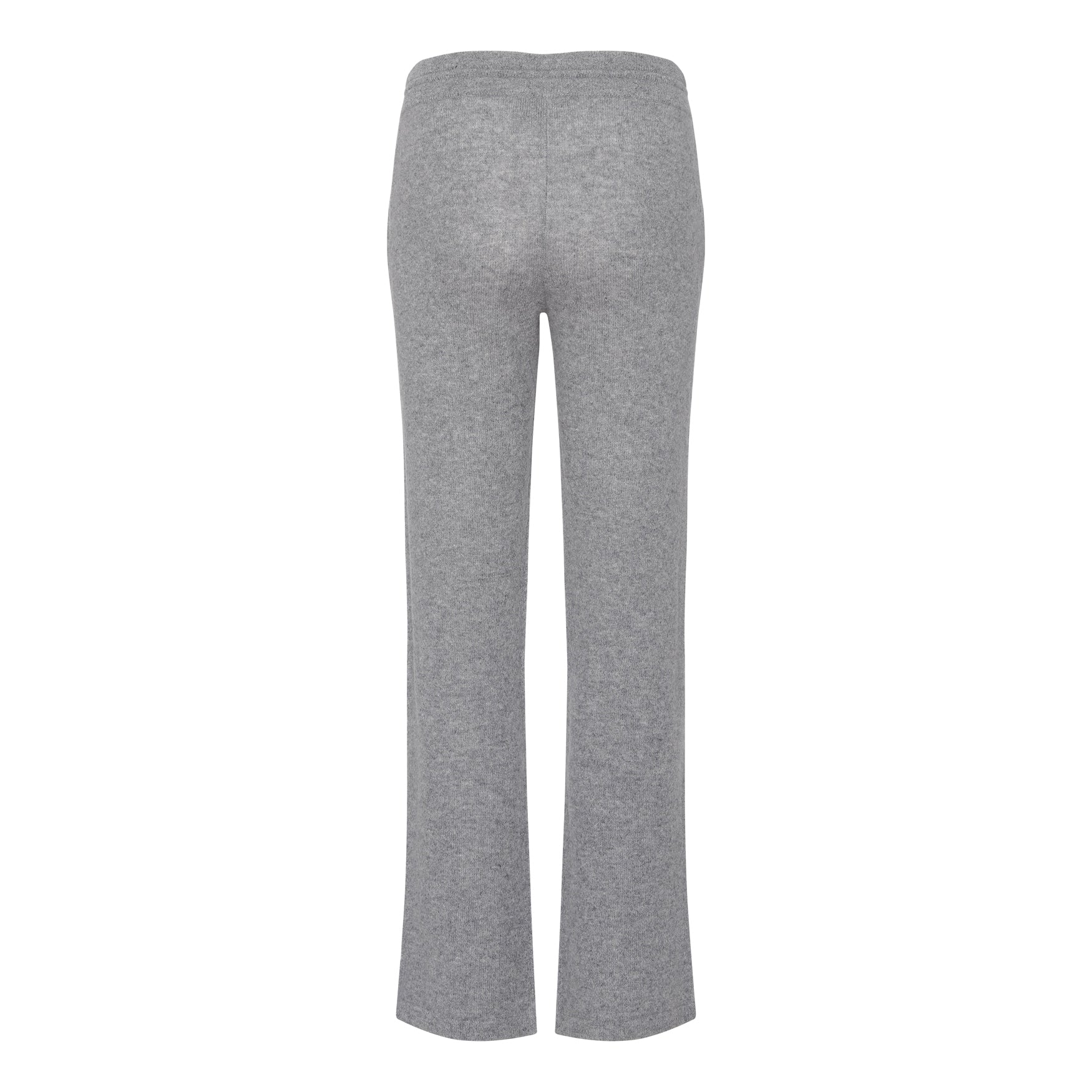 Beta Studios Alba Straight Pants Cashmere Pants Grey Melange