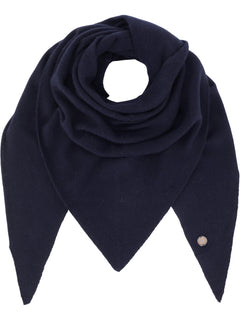 Andrea Triangle Scarf - Navy