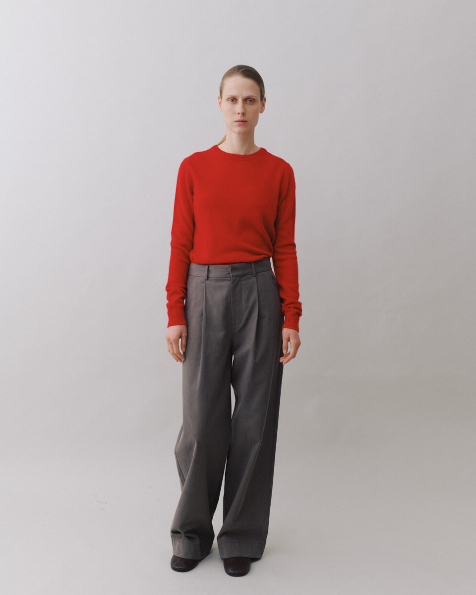 Beta Studios Abbie O-neck Basic Cashmere Tops Adrenaline Rush