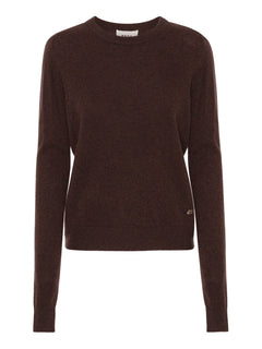 Abbie O-neck Basic - Coffee Brown