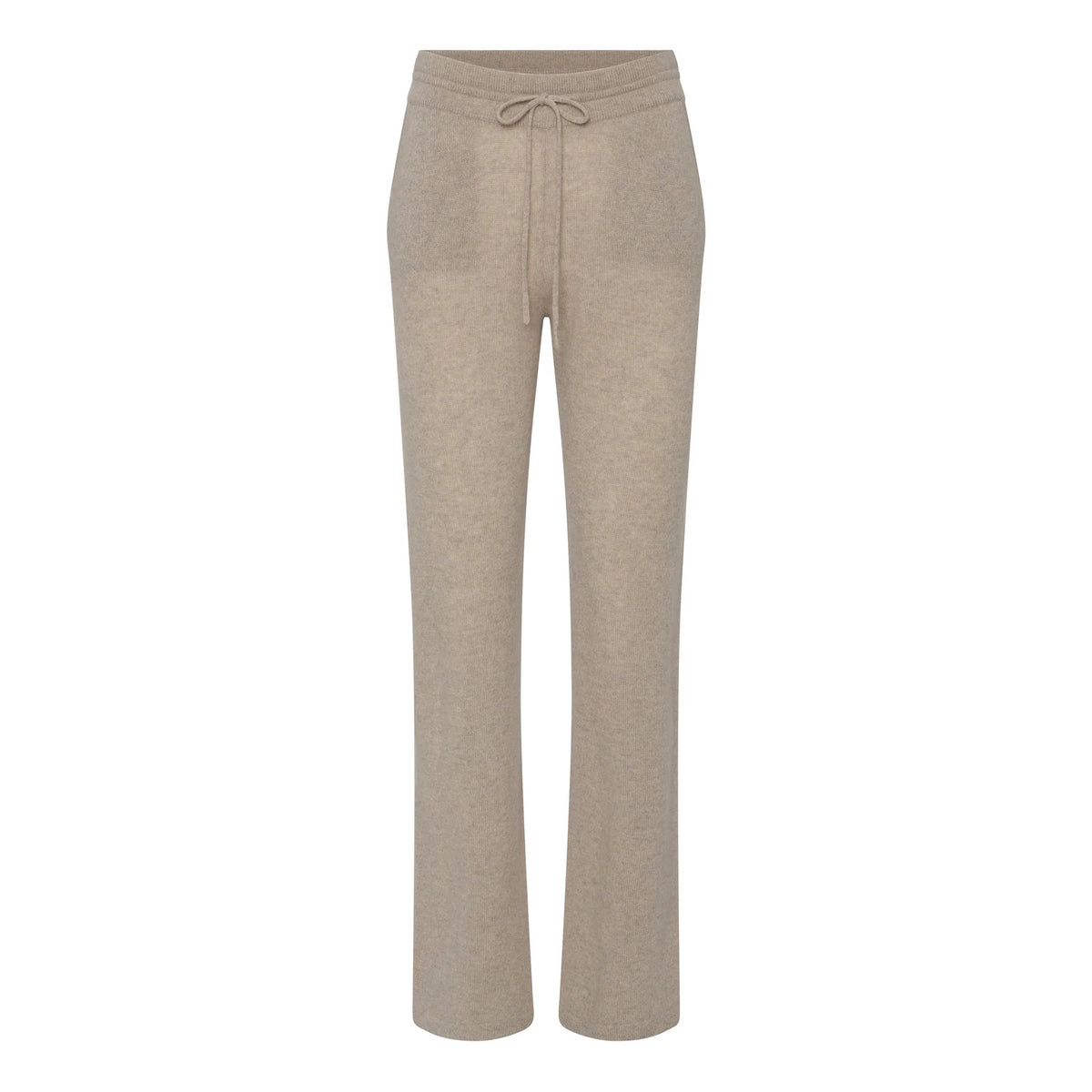 Beta Studios Alba Straight Pants Cashmere Pants Sand Melange