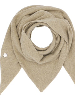 Alexa Big Triangle Scarf - Oak Brown