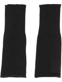 Alina Fingerless Gloves - Black