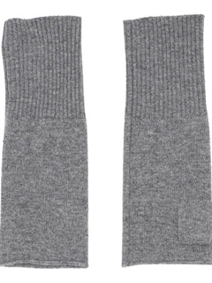 Alina Fingerless Gloves - Grey Melange