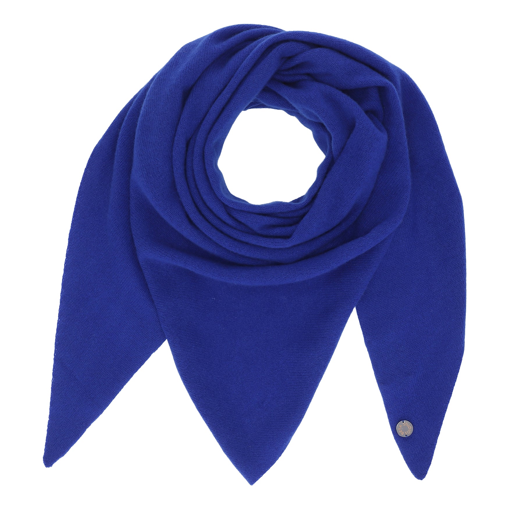 Beta Studios Andrea Triangle Scarf Accessories Cashmere Azure Blue