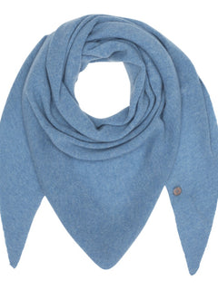 Andrea Triangle Scarf - Turtle Dove Blue