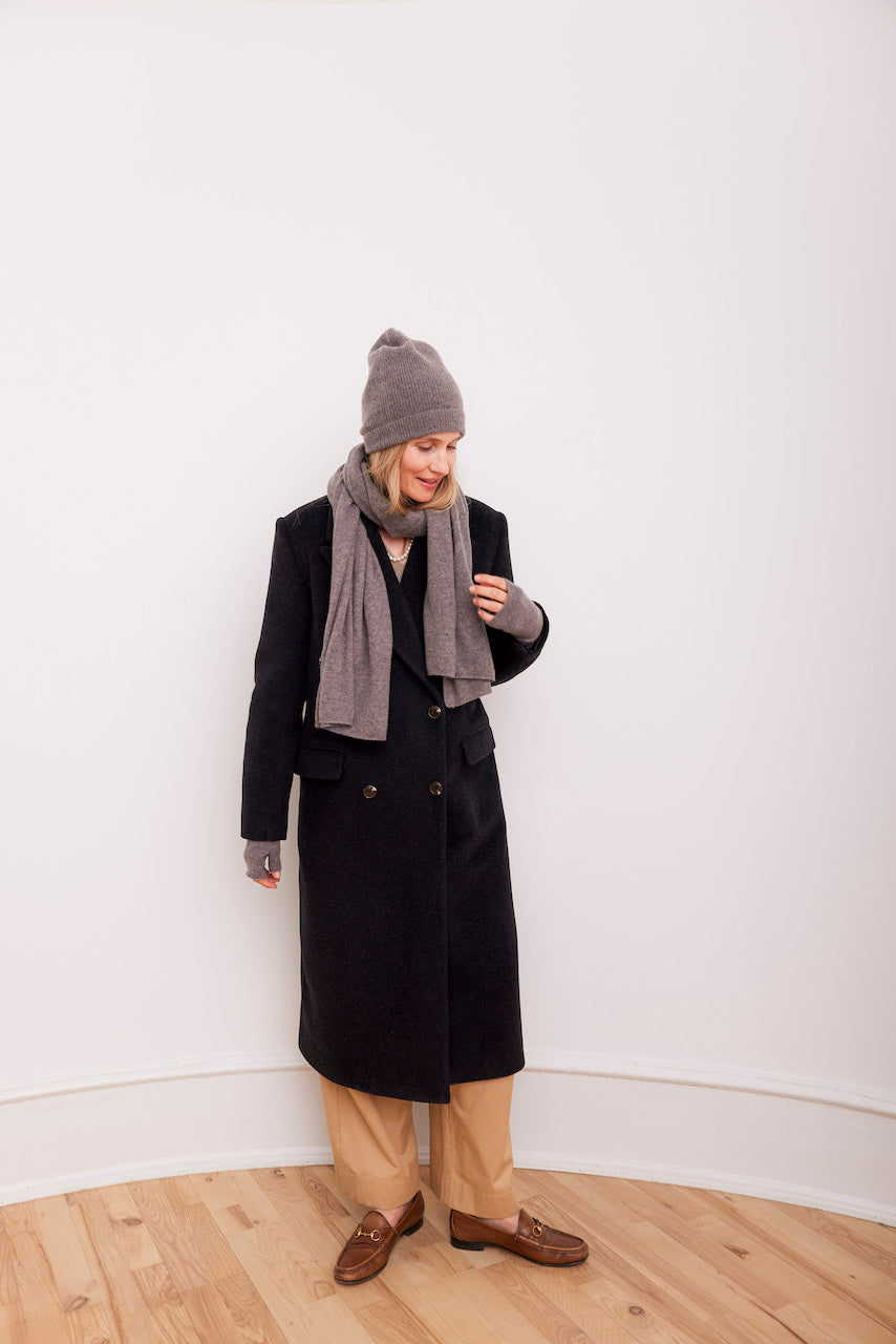 Beta Studios Astrid Beanie Accessories Cashmere Grey Melange