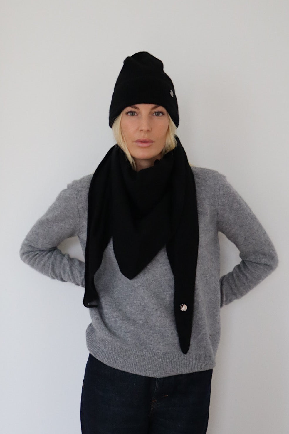 Beta Studios Astrid Beanie Accessories Cashmere Black