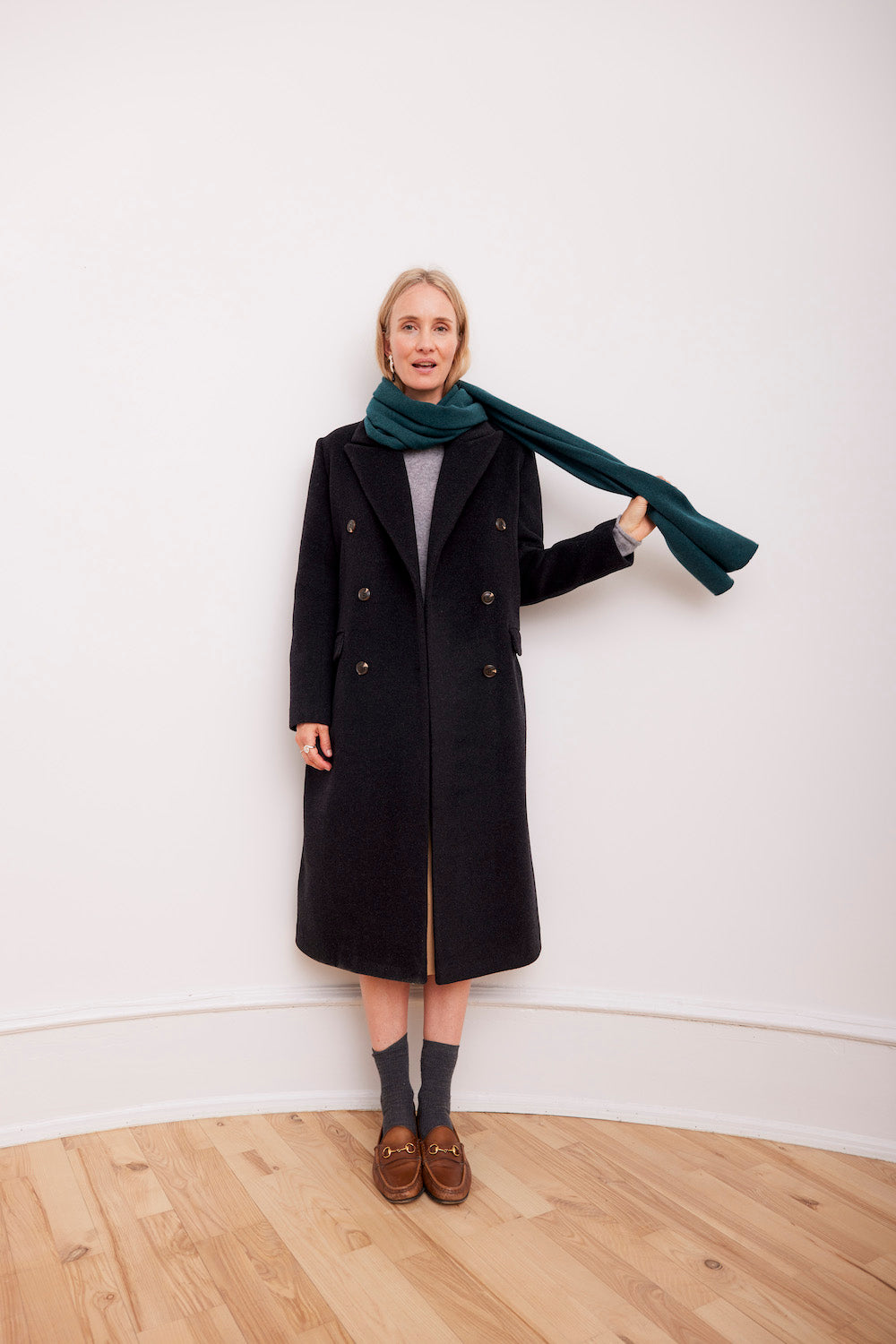 Beta Studios Jada Coat Coat Dark Grey Melange