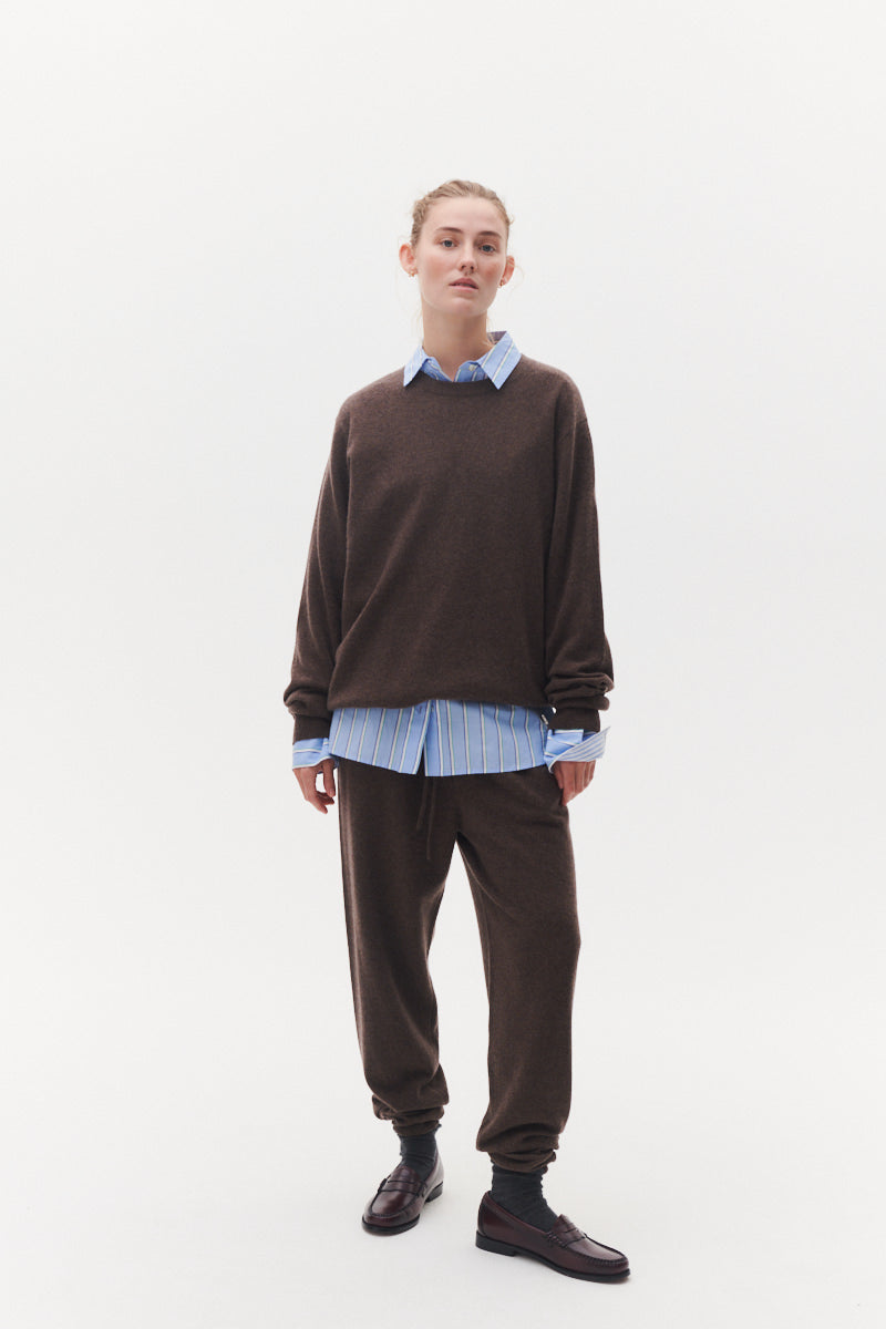 Beta Studios Jim Pants Cashmere Pants Walnut