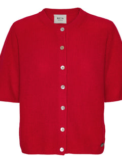 Karla Lady Sl Cardigan - Red