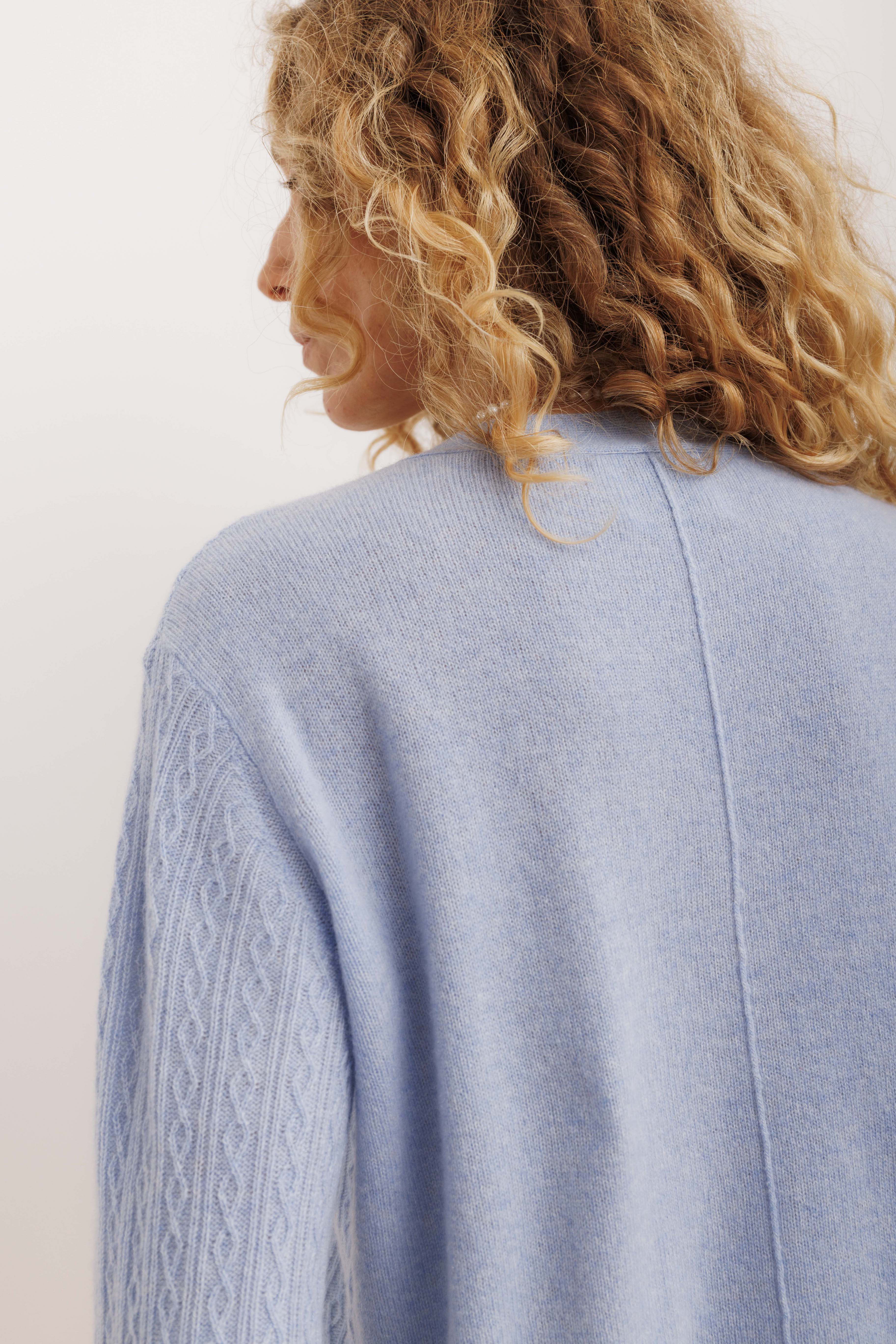 Beta Studios Kayela Cardigan Cashmere Cardigan Powder Blue