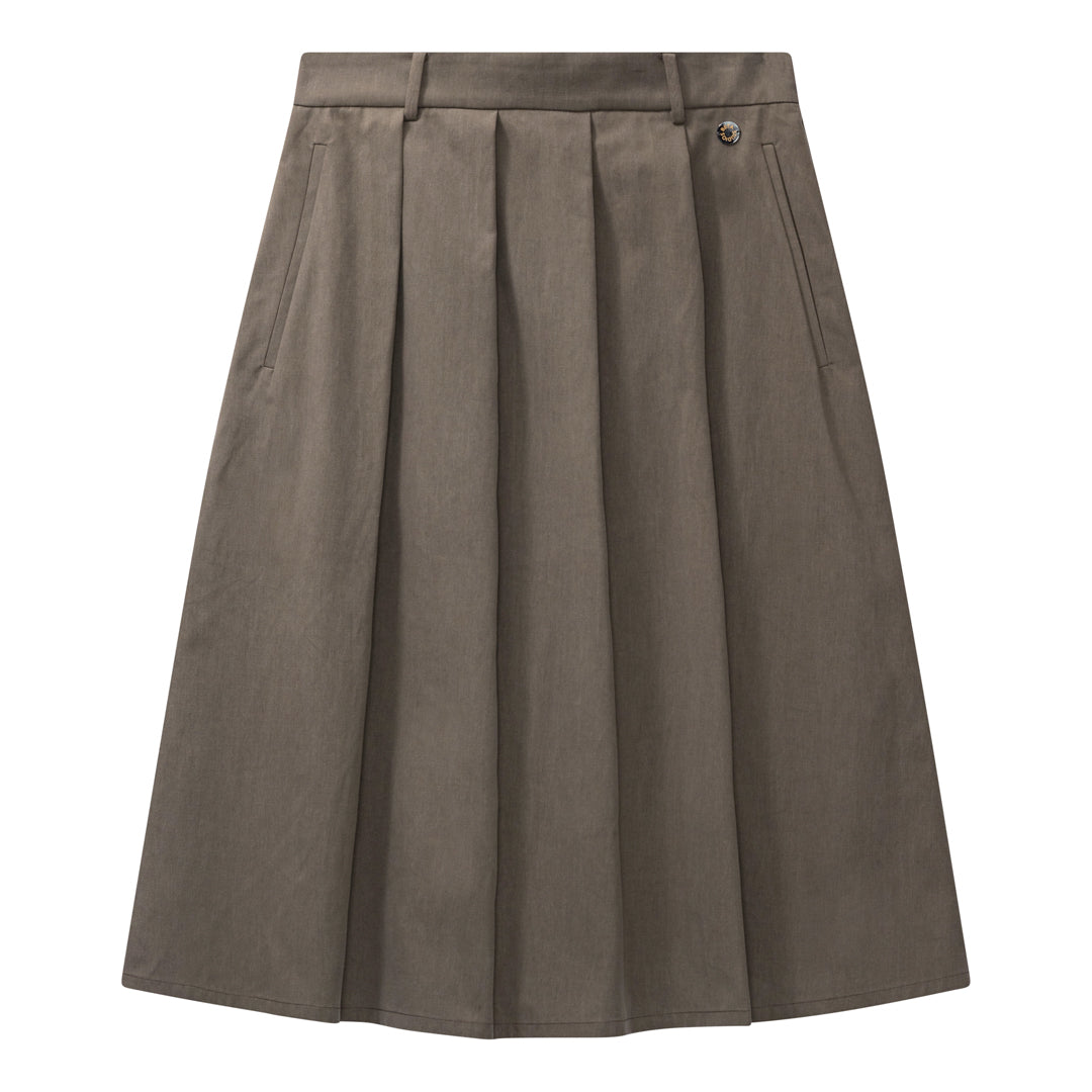 Beta Studios Kornelia Skirt Skirt Canteen Grey