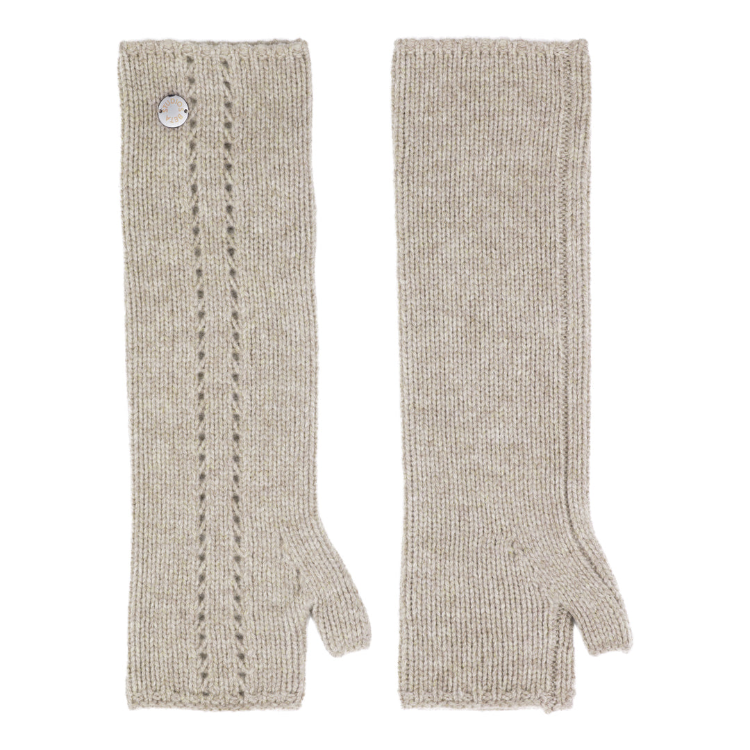 Beta Studios Lottie Long Mittens Accessories Sand Melange
