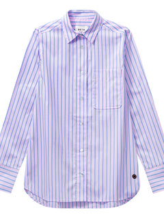 Malika Striped Shirt - Pink Stripe