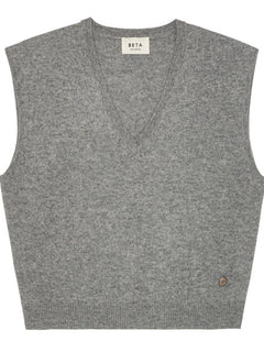 Martha Vest - Grey Melange
