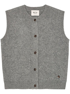 Mercedes Vest - Grey Melange