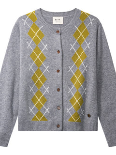 Noelle Cardigan - Derby/Olive/Moon