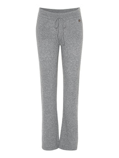 Alba Straight Pants - Grey Melange