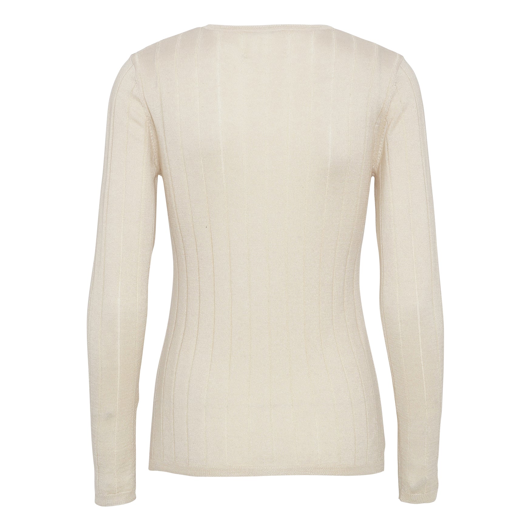 Beta Studios Cala Long Sleeve Tee Cashmere/Silk Silk/CashmereTops Milk